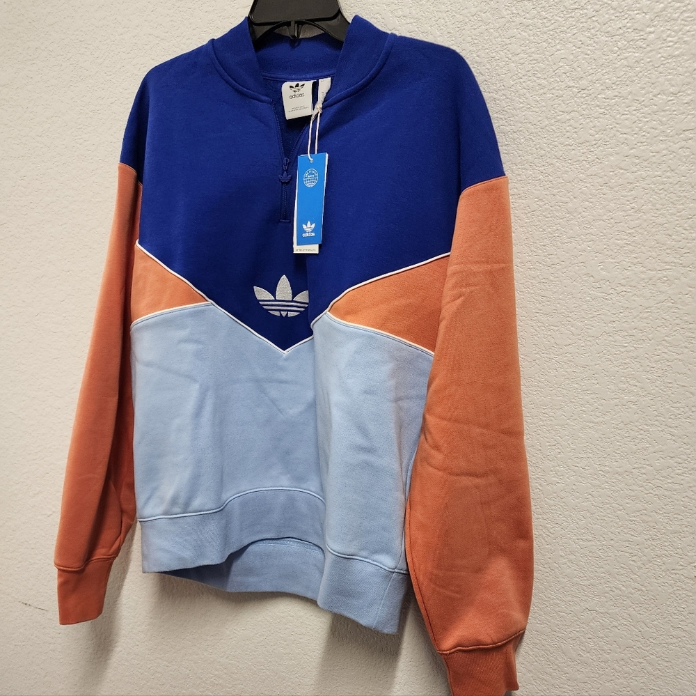 ADICOLOR SEASONAL ARCHIVE HALF-ZIP CREW SWEATSHIRT